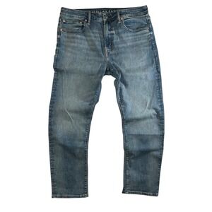 American Eagle Outfitters Jeans Mens 36x32 Blue Original Straight Airflex+ Denim